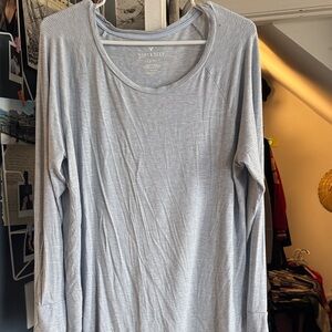 American Eagle Outfitters Light blue Long Sleeve Tee